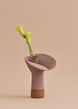 Wazony Polène Nano Lapel Vase - Edition Camel | QDVPY-1364