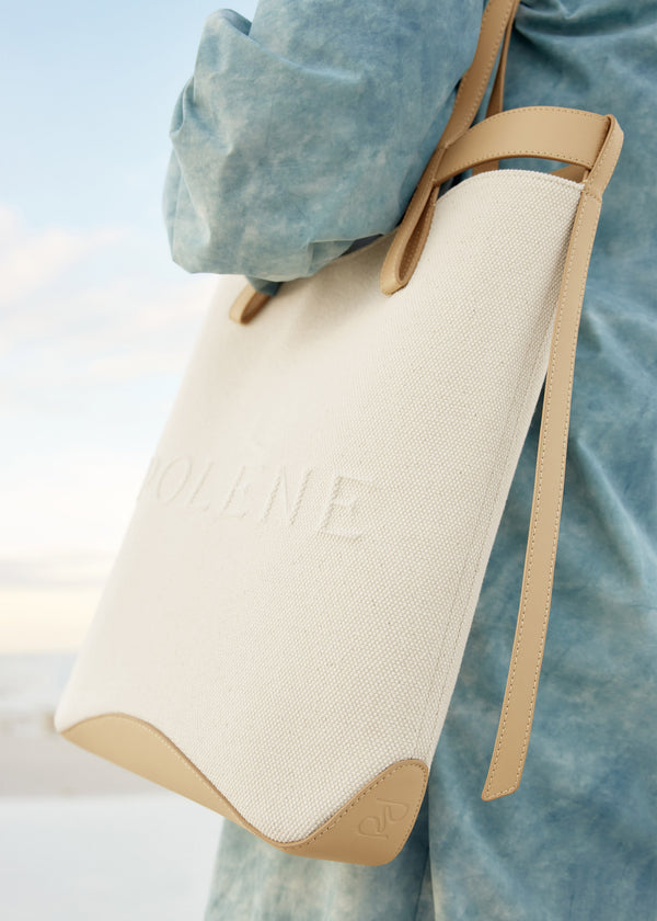 Torby Tote Polène Ilo - Edition Sand | XDYWP-5397